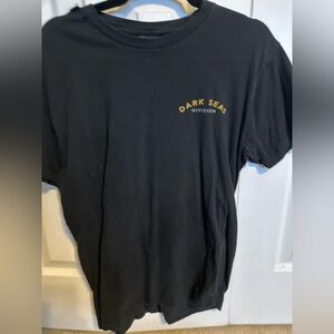 Mens Dark seas Black Tshirt size Medium